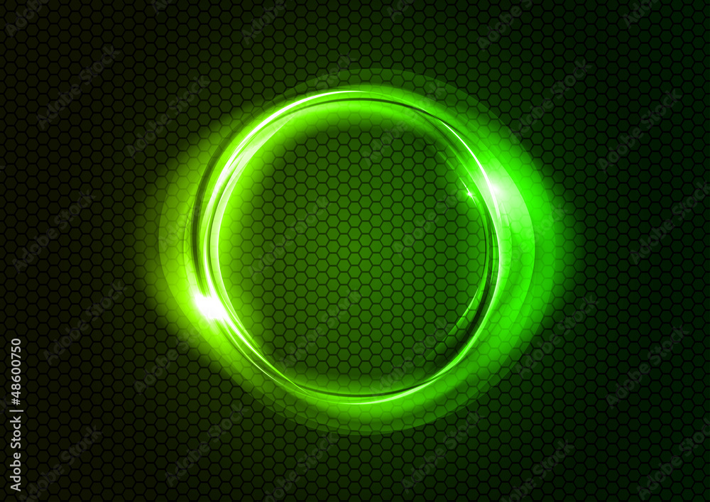 Naklejka premium green circle