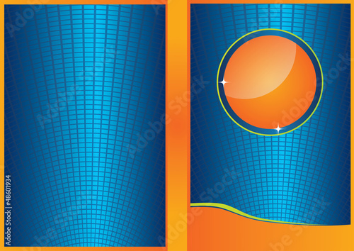 Vector modern Book-DVD cover design
