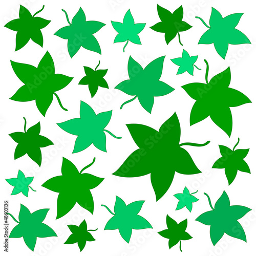 abstract green leaves background