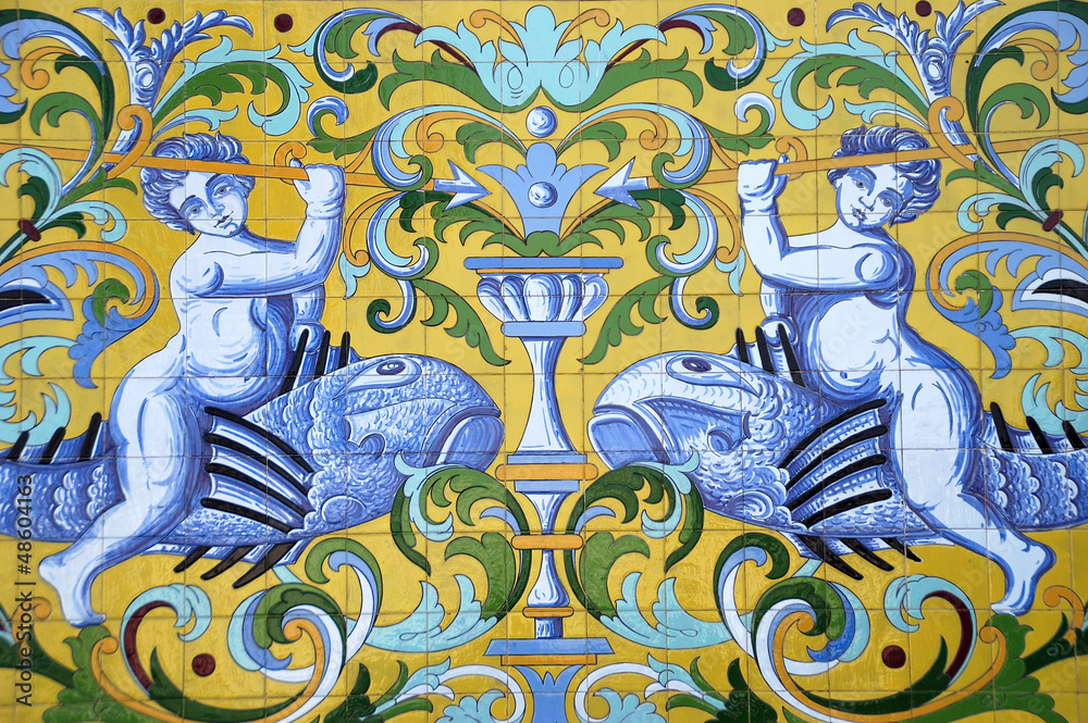 Obraz premium AZULEJOS, HORNACINA