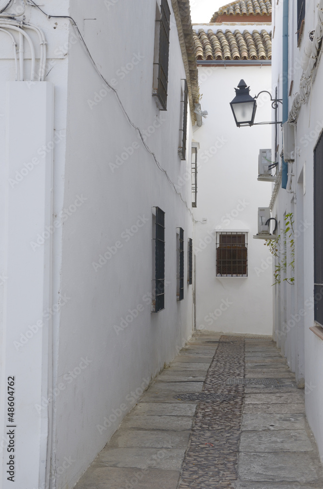 Street in the former Jewish district in Cordoba, Spain