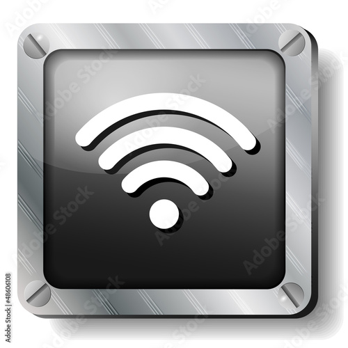 steel wi fi icon