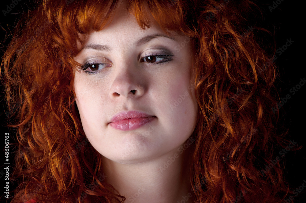 attractive redhead woman attractive redhead woman