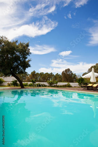 swimming pool terrace