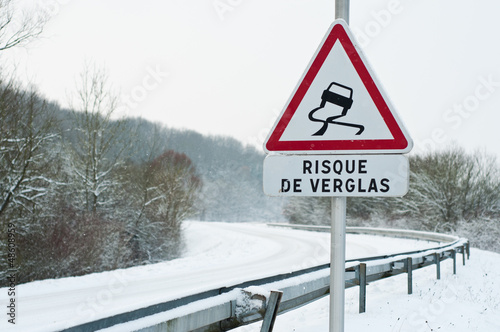 risque de verglas photo