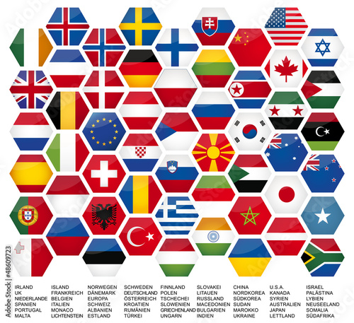 Vector Iconset *** big flag set