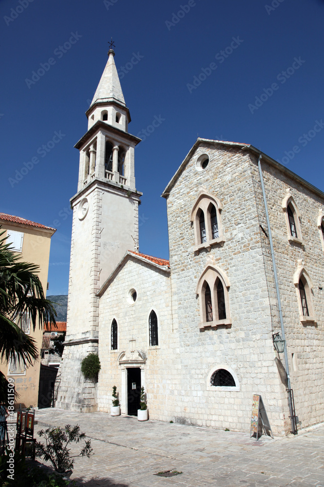 Church of the Saint John the Baptist in Budva, Montenegro