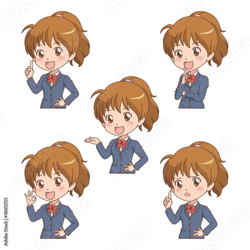 女の子/ポーズ