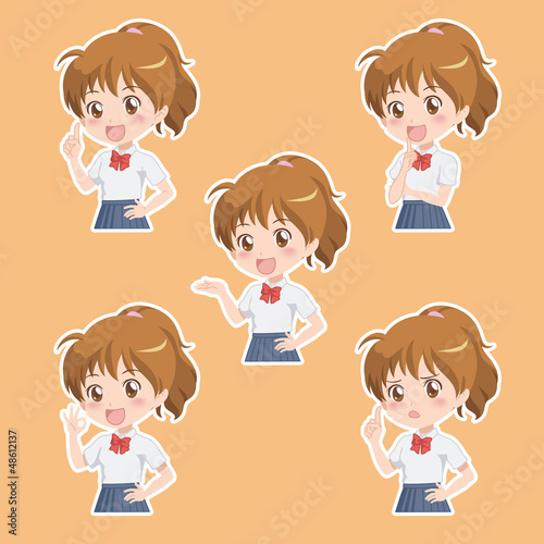 女の子/ポーズ