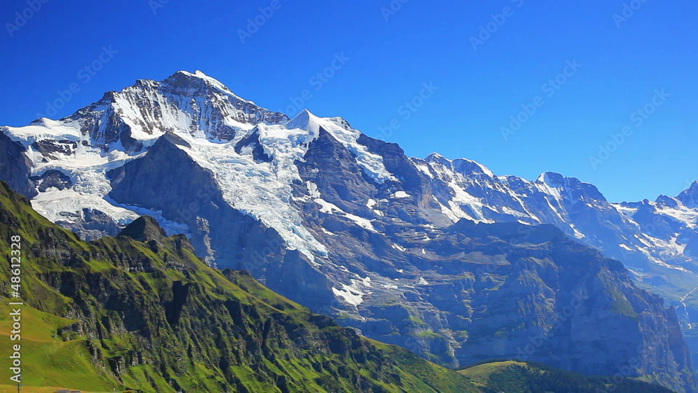 Alps mountains panorama.