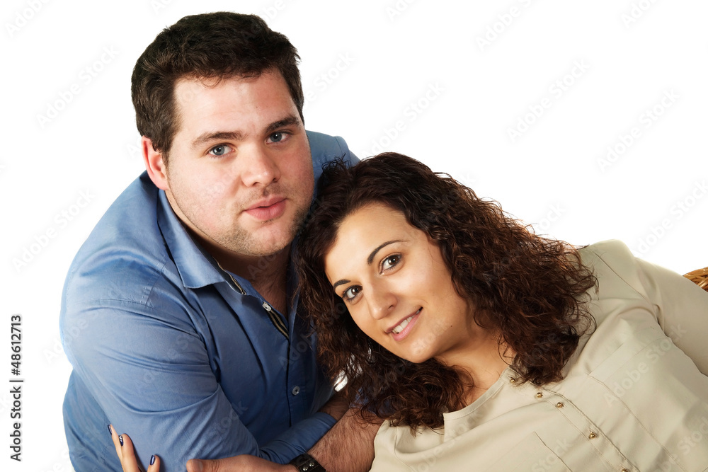 Romantic couple portrait Romantic couple portrait