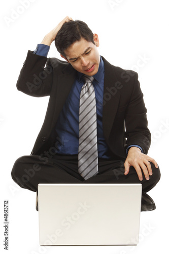 Puzzled Businessman