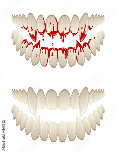 Bloody teeth