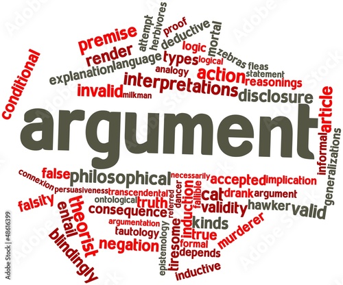 Word cloud for Argument