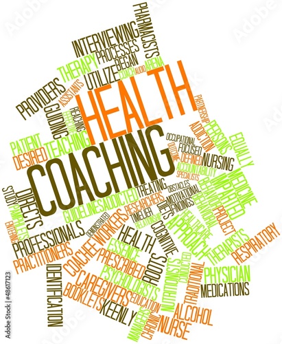 Word cloud for Health coaching photo