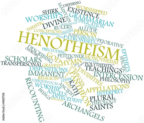 Word cloud for Henotheism photo