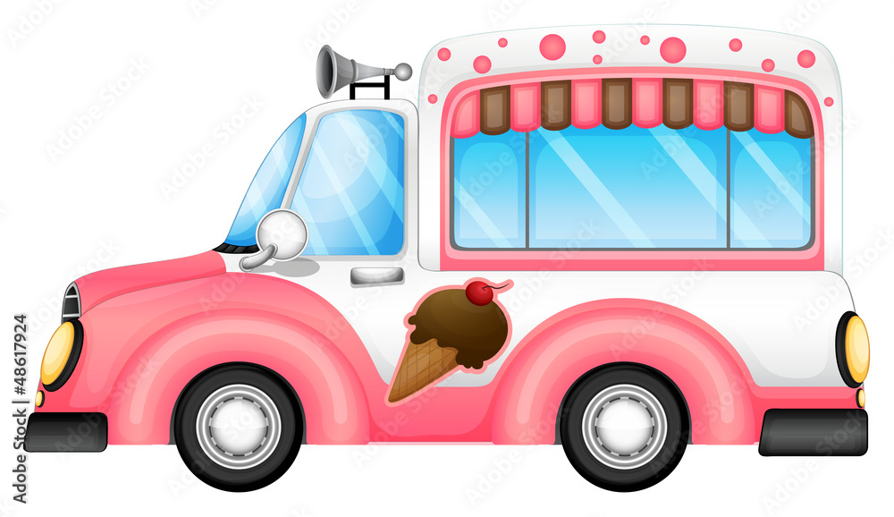 An ice cream car