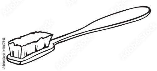 A cleaning brush