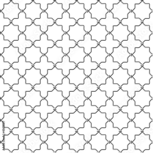 Metal lattice. Seamless illustration.