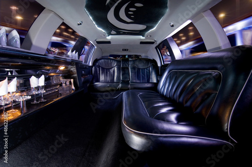 Fototapeta Elastyczne wnętrze limuzyny