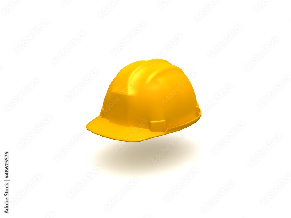 3D Yellow Hard Hat 3D Yellow Hard Hat