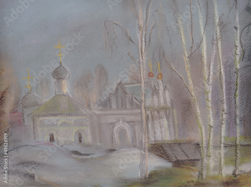 Bild auf Leinwand Church