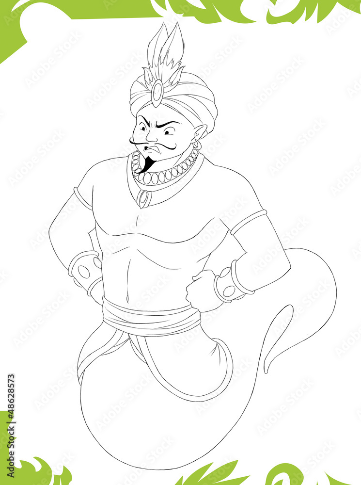 Fototapeta premium The page with exercises for kids