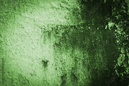 Grunge green cement plaster texture