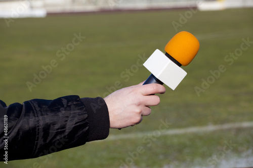 hand hold microphone for interview