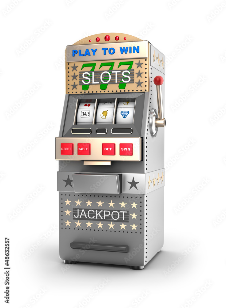 A slot machine, gamble machine. A slot machine, gamble machine.