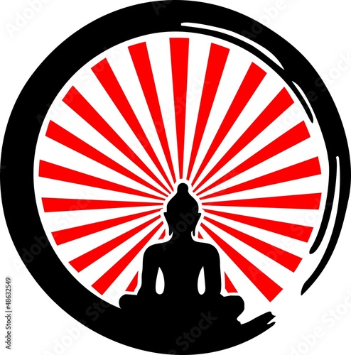 Enso Zen, Buddha, Meditation, Japan, Strahlen