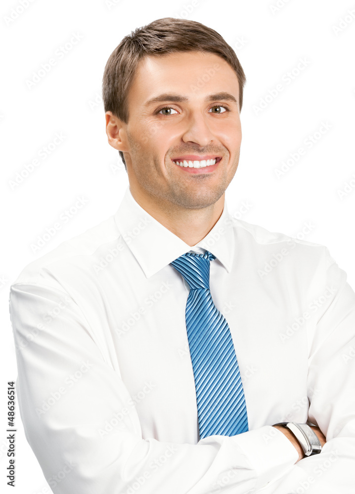 Businessman, isolated on white