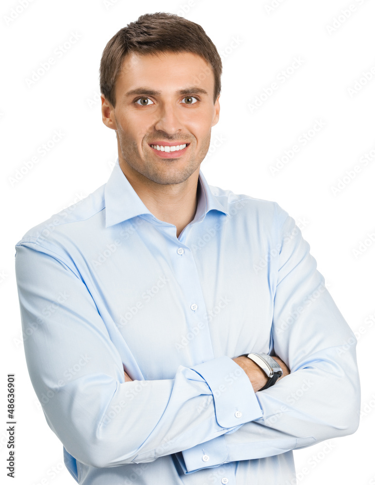 Businessman, isolated on white