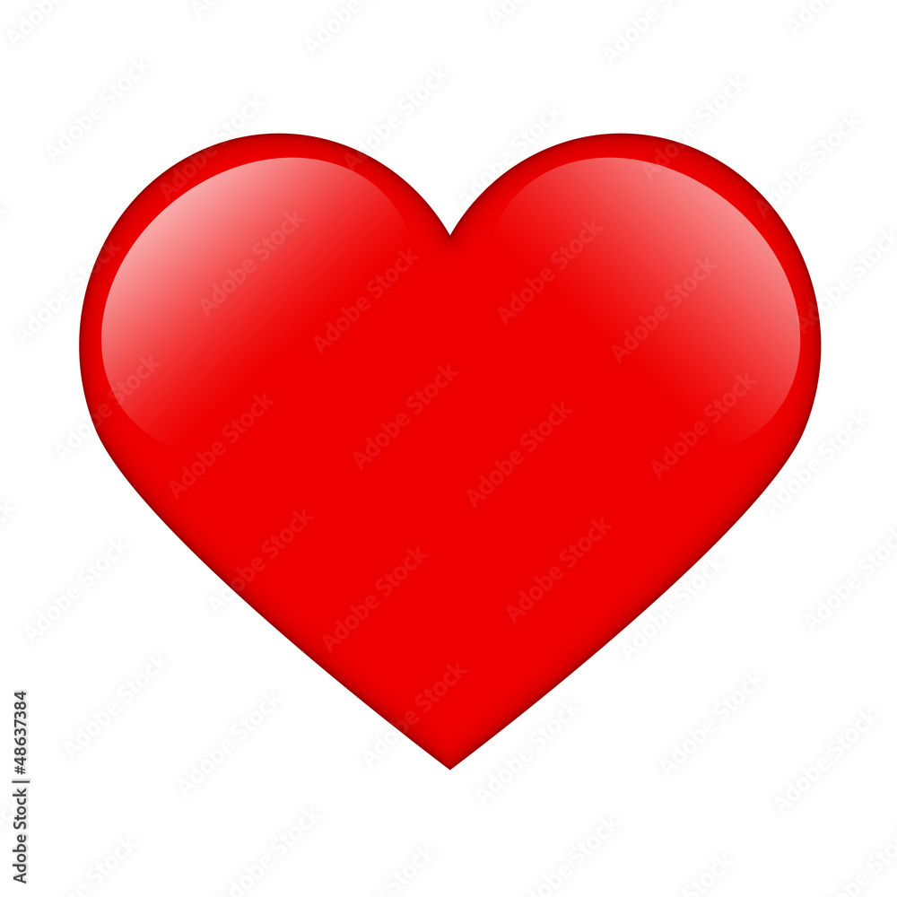 Icon in the form of a heart