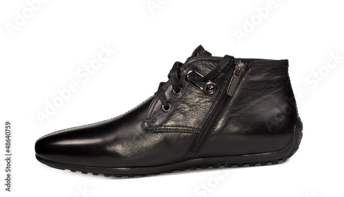 Mens comfortable leather lace up shoe