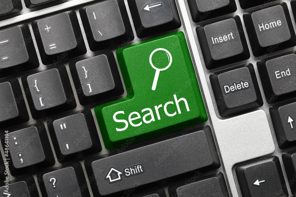 Conceptual keyboard - Search (green key) Conceptual keyboard - Search (green key)