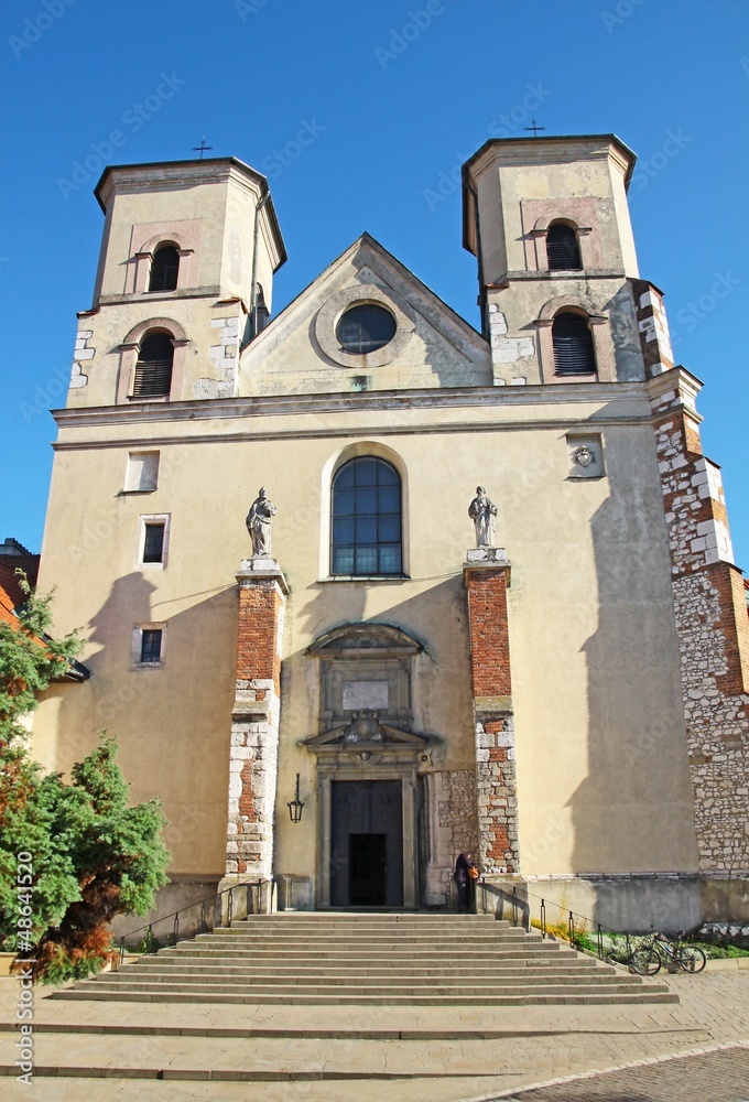 monastery church Tyniec of Krakow