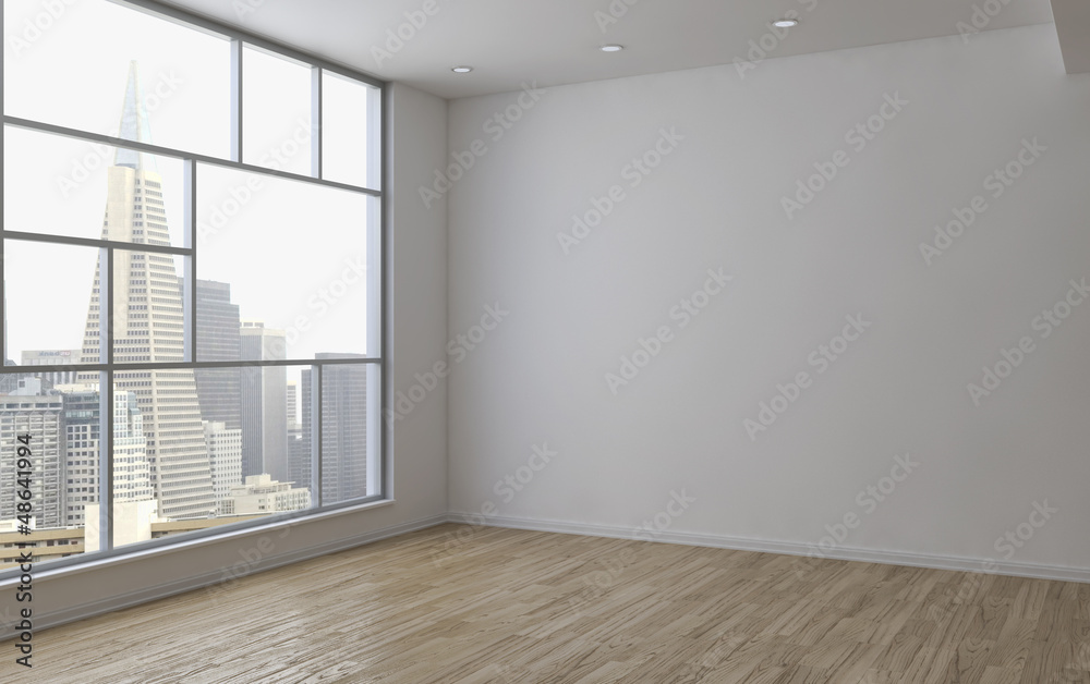 Obraz premium Empty living room