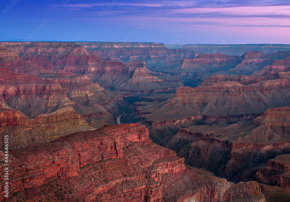 Sunrise over the Grand Canyon