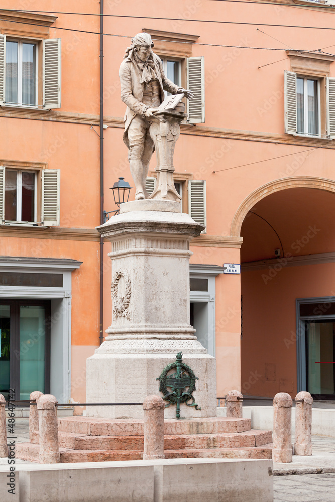 statue of Luigi Galvani in Bologna, Italy statue of Luigi Galvani in Bologna, Italy