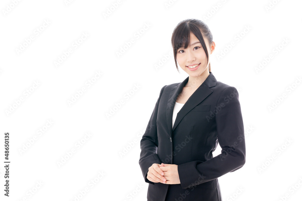 asian businesswoman on white background asian businesswoman on white background