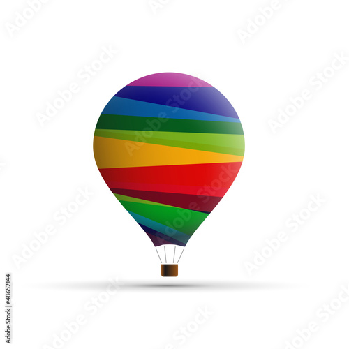 Vector Logo hot-air balloon
