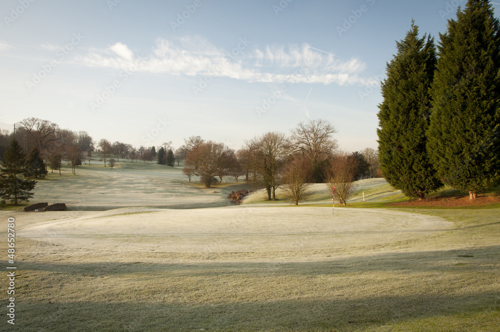 Fototapeta premium Winter Golf Course