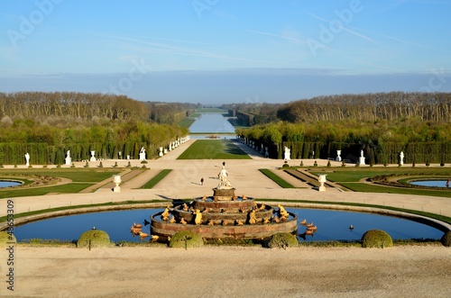 Garden of Versailles with the Grand Canal, France