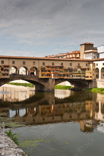 Ponte Veccio over Arno river in Firenze  Italy