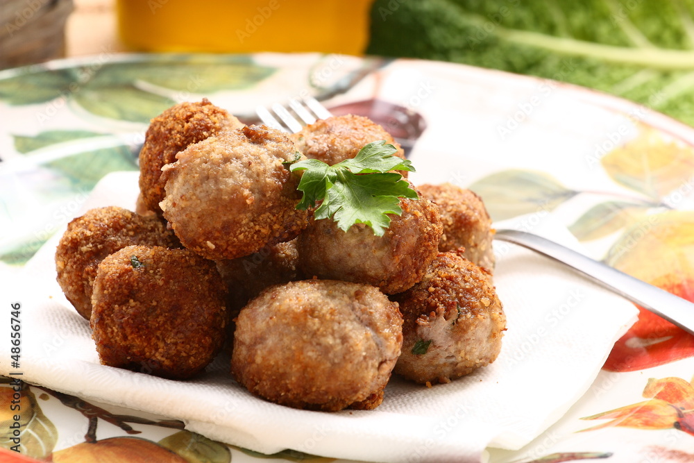 Polpette fritte