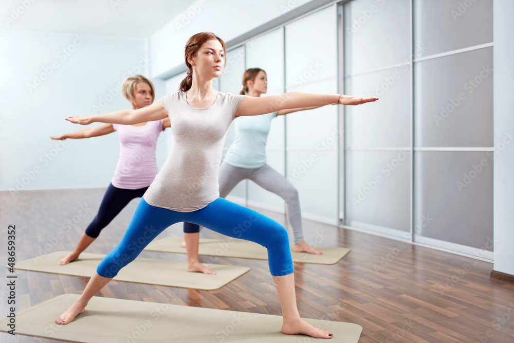 Fototapeta premium Yoga class