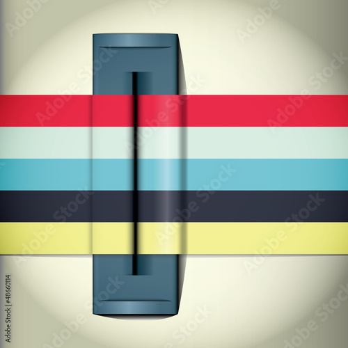 Colorful ribbon projects design, vector illustration