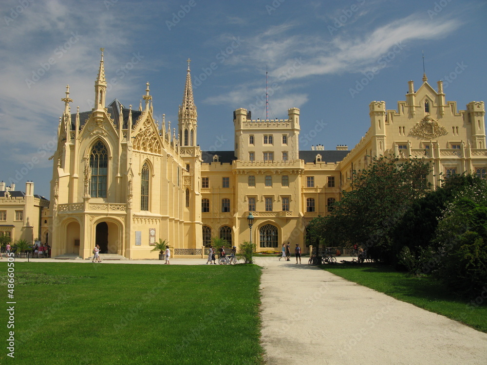 Lednice castle, Czech republic Lednice castle, Czech republic
