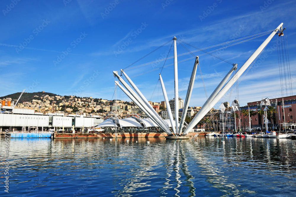 Genova Porto Antico Stock Photo Adobe Stock